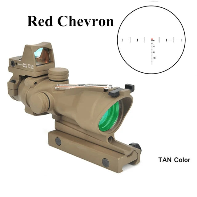 4x32 Red Dot 1x 4x Scope Red Dot Tactical Scope