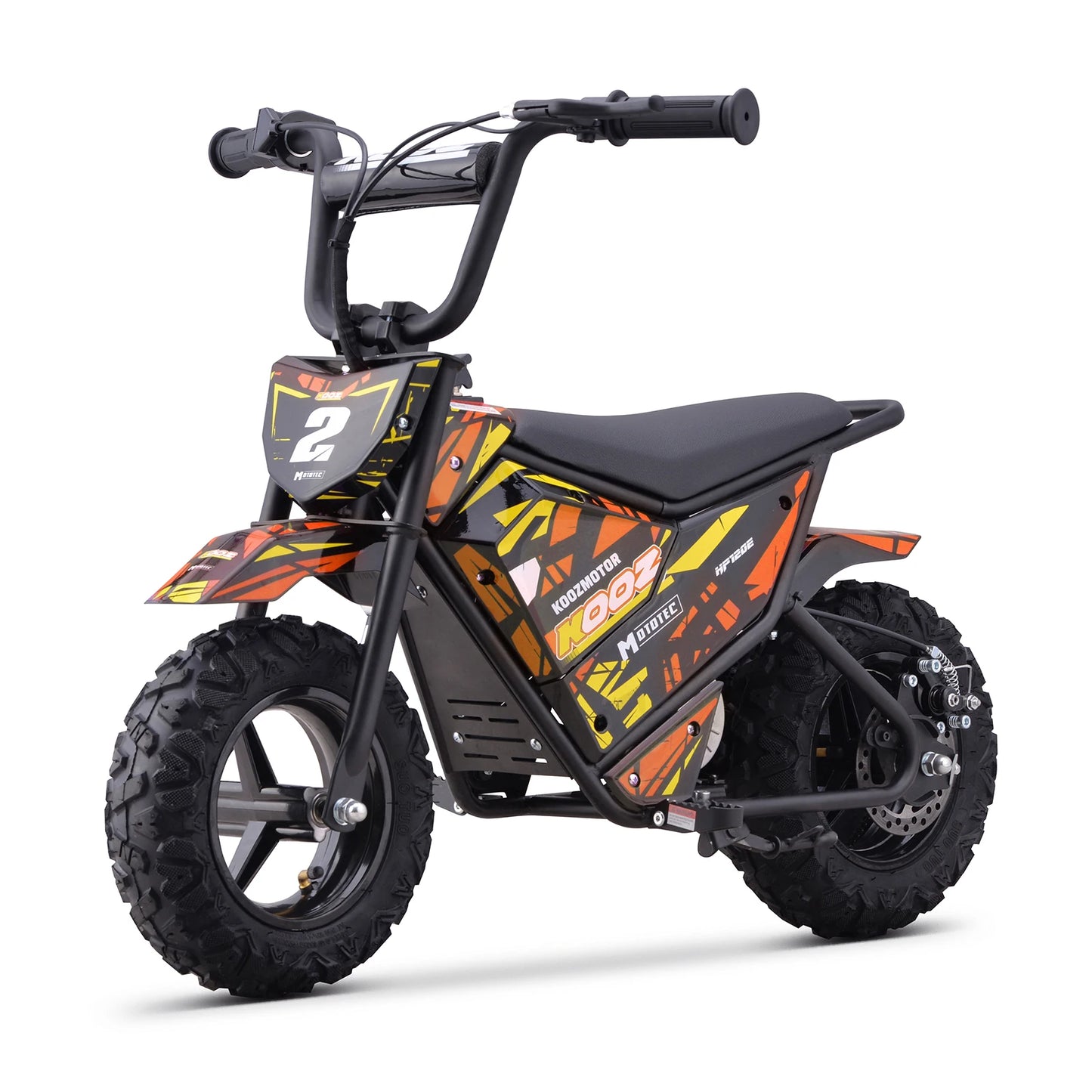 KOOZ HP120E 24V 250W Electric Dirt Bike for Kids, 2 Speed Modes, Electric Motorcycle Up to 10 MPH & 7.5 Miles Long-Range.