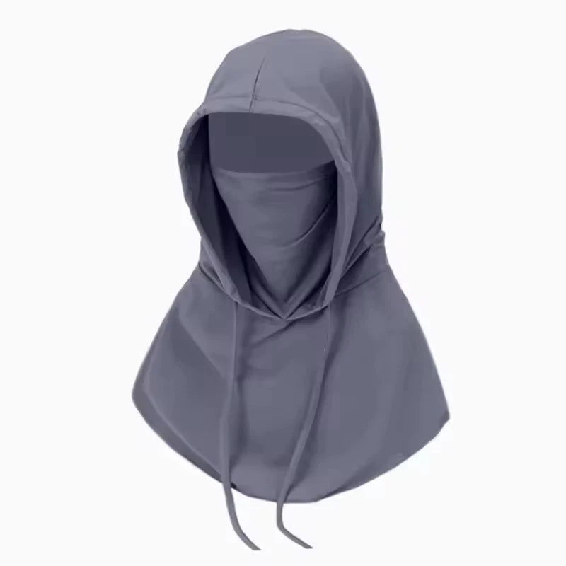 Summer Full Face Sun Protection Hat Face Mask Outdoor Hiking and Camping UV Protection Hat Neck Protection Hat Balaclava Mask