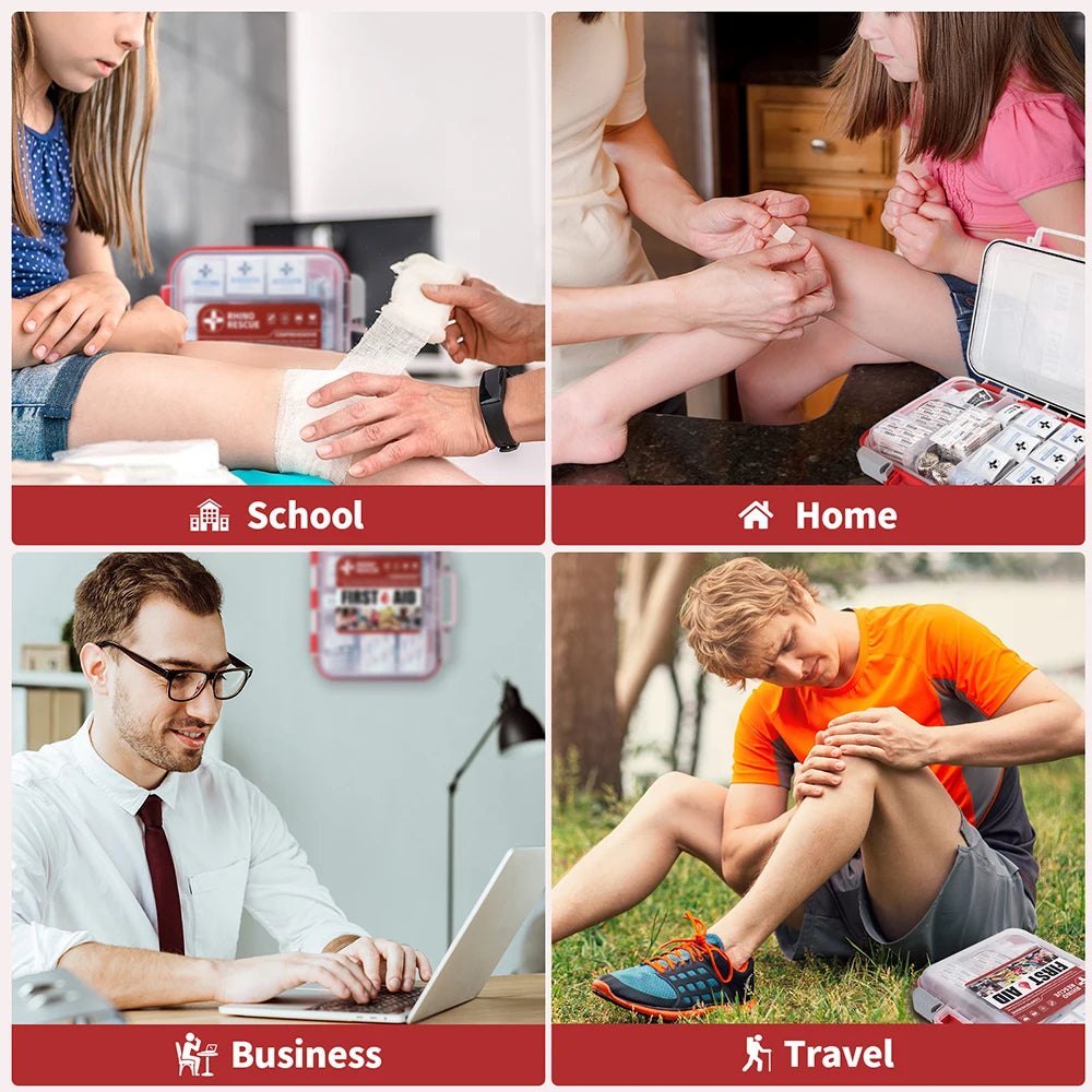350 Pieces OSHA First Aid Kit,
