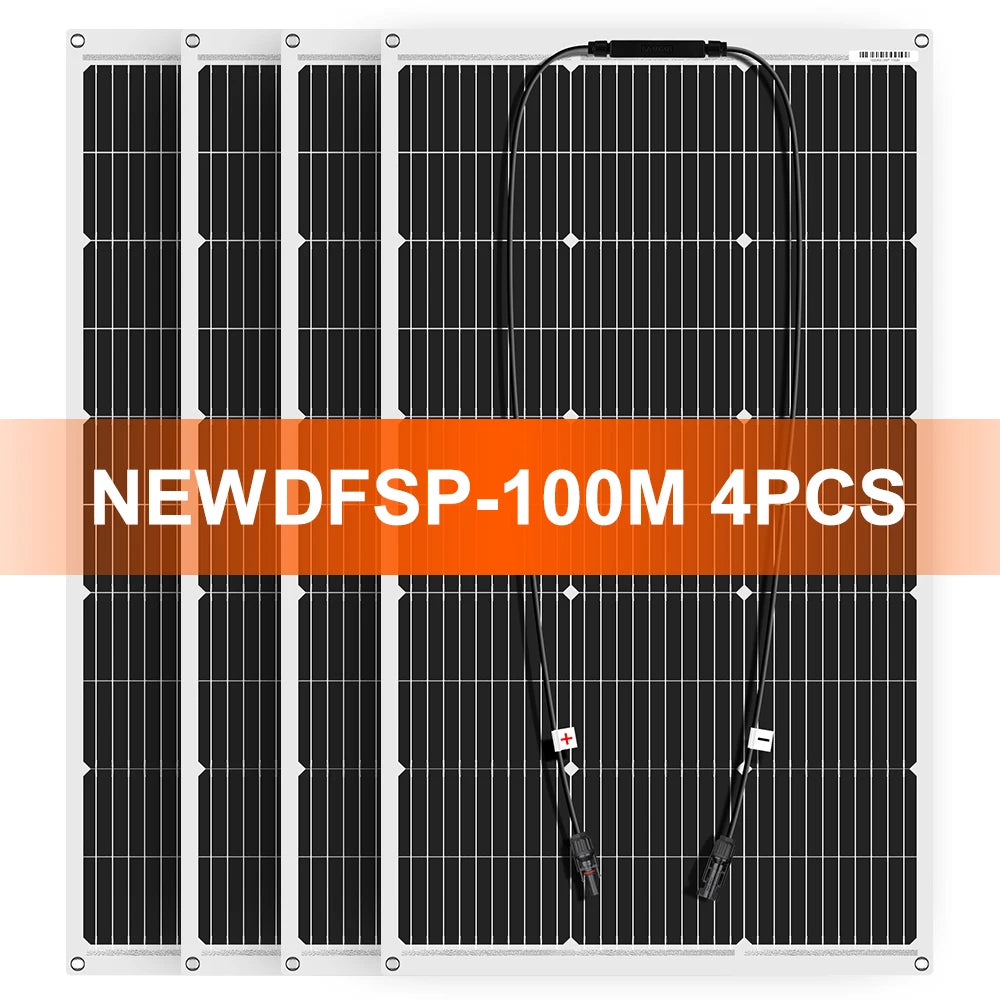 18V 100W/200W/400W Flexible Solar Panel