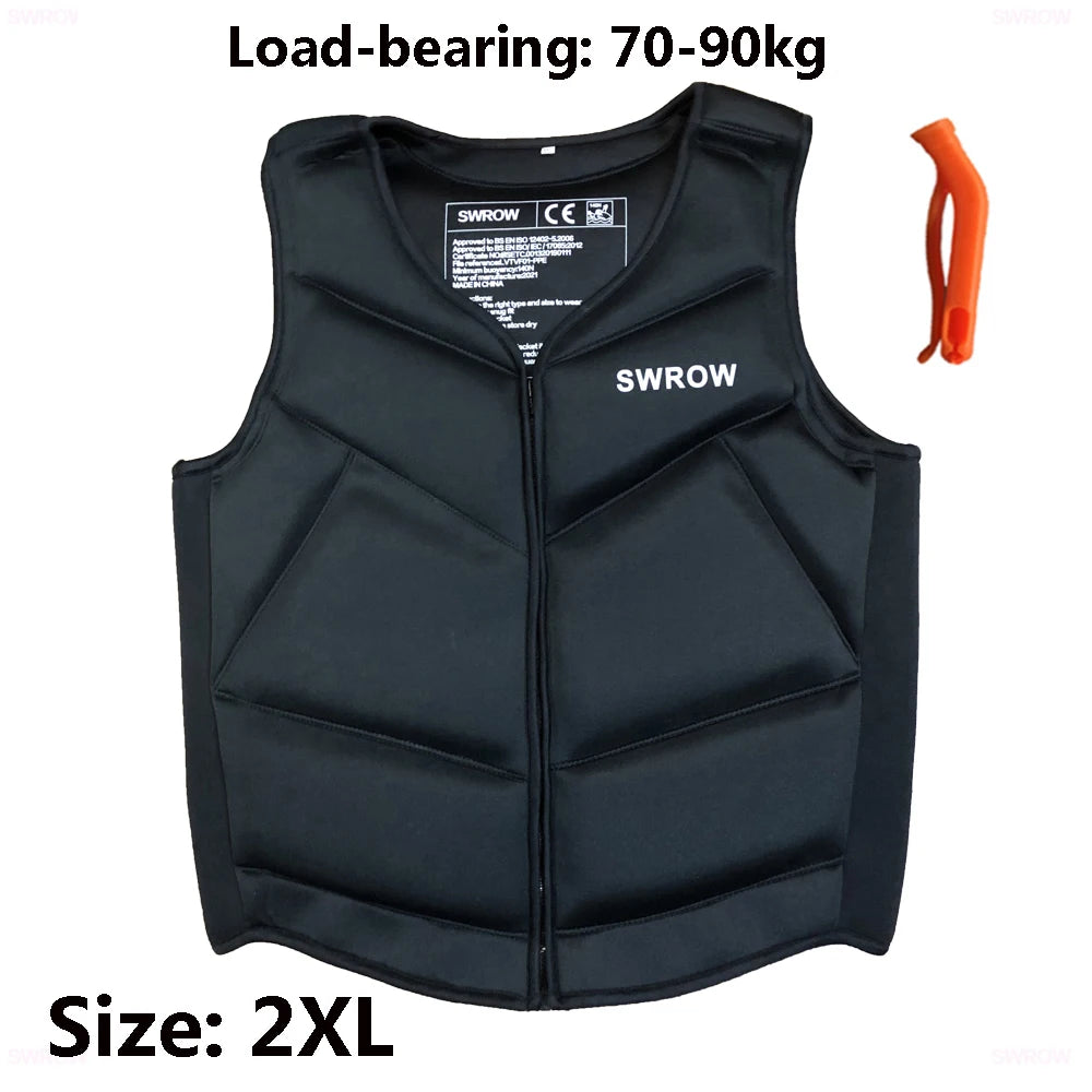 New adult children's buoyancy jacket portable neoprene life jacket water sports sailing fishing surfing swimming life jacket