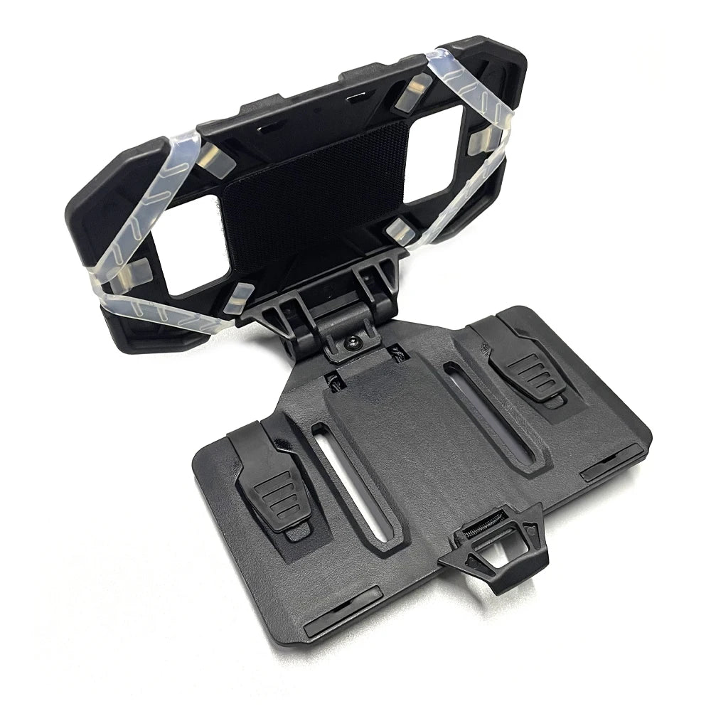 Tactical MOLLE Phone Holder, Folding Navigation Board, Cellphone Hold Gear, Airsoft Hunting Vest Accessories