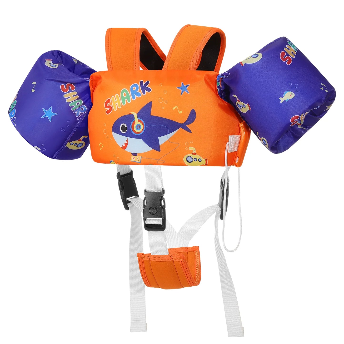 Kids Swimming Vest Toddler Floaties Arm Band Floaties with Adjustable Strap Swim Jacket Water Wing Pool Float Learning Swim