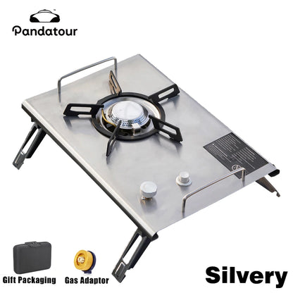 Pandatour 2025 IGT Outdoor Camping Furnace Stove Folding One-touch High Firepower Stove Suitable For Terraces Camping Stove