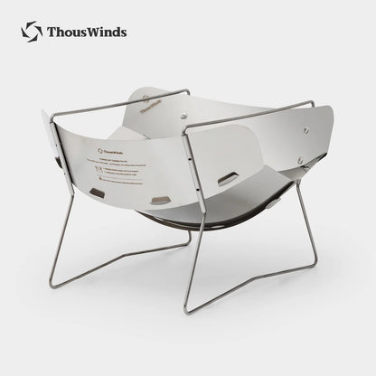 ThousWinds Hanablaze Ultralight Outdoor Foldable Stove Camping Quick-install Wood Stove Fire Pit for Trekking Heating Cooking
