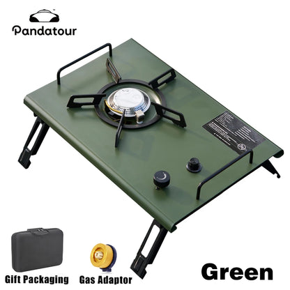 Pandatour 2025 IGT Outdoor Camping Furnace Stove Folding One-touch High Firepower Stove Suitable For Terraces Camping Stove
