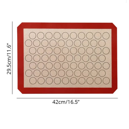 BUYYES 1PCS Silicone Baking Mat Kneading Pad Dough Mat Pizza Cake Dough Maker Kitchen Cooking Grill Non-Stick Gadgets Bakeware