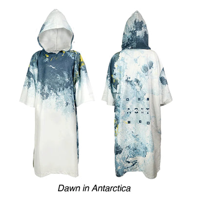 Nu-June-Quick Drying Microfiber Hooded Cloak for Surf, Wetsuit Changing Robe, Poncho Beach Towel, Quick Drying, Sports, Nu-June