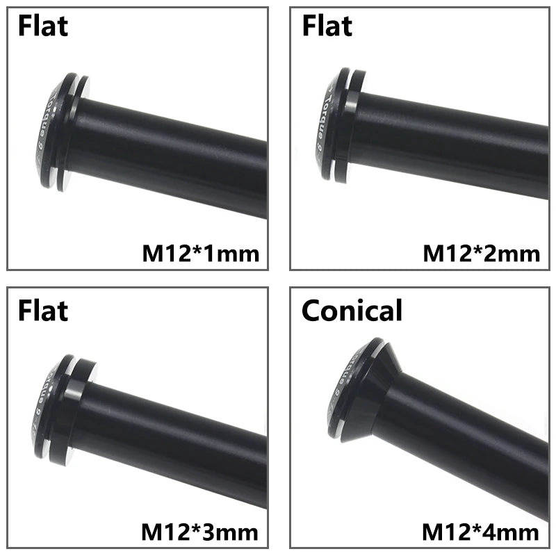 HEPPE MTB Road Bike Thru Axle Washer M12 M15 Axle Spacer Bike Hub Tube Shaft Skewer Spacer 0.5/1/2/3/4/7.5mm Thickness