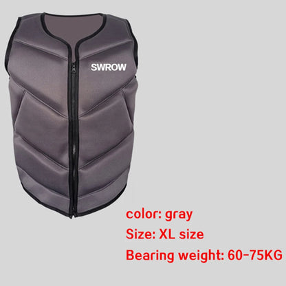 Neoprene Life Vest Adults Surf Life Jacket Ski Motorboats Kayak Raft For Boats Fishing Vest Swimming Drifting Vest Safety Rescue