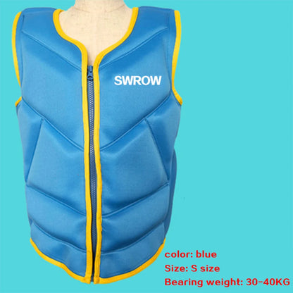 Neoprene Life Vest Adults Surf Life Jacket Ski Motorboats Kayak Raft For Boats Fishing Vest Swimming Drifting Vest Safety Rescue