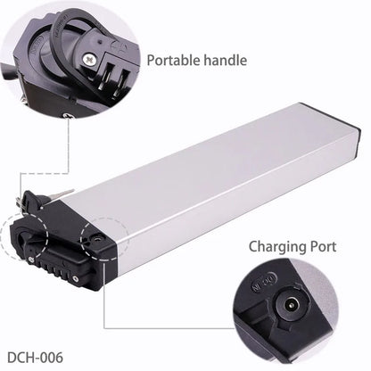 Folding E Bike Battery 48V 10.4Ah 12.8Ah 14Ah Amp DCH 006 for Samebike LO26 20LVXD30 XP2.0 Folding Electric Bicycle Batteries