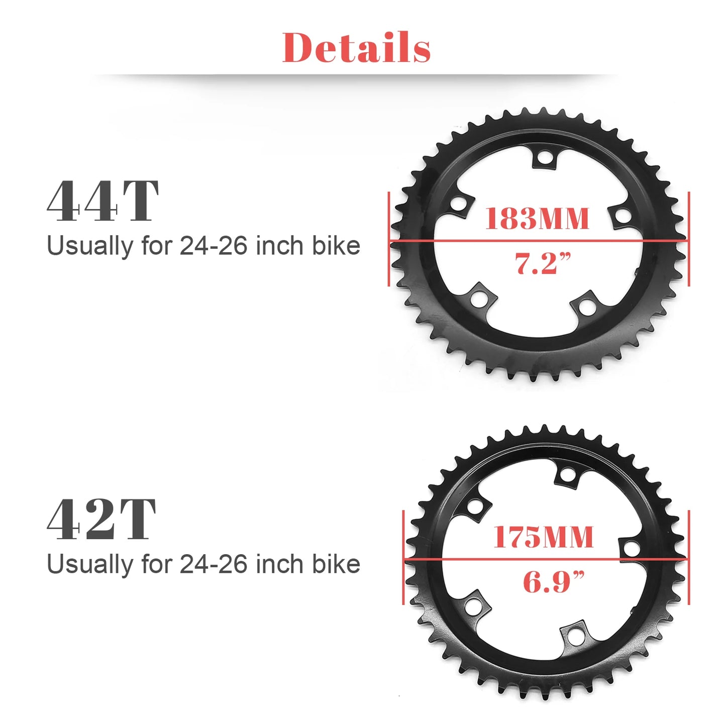 TSDZ2 TSDZ2B Tongsheng Mid Drive Motor 52T 48T 38T 36T 34T Chainwheel Chain Ring Set for Electric Bike Bicycle Kit