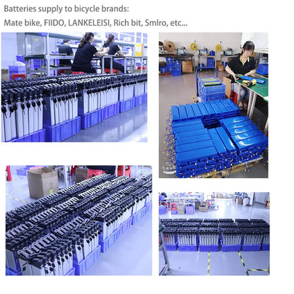 Folding E Bike Battery 48V 10.4Ah 12.8Ah 14Ah Amp DCH 006 for Samebike LO26 20LVXD30 XP2.0 Folding Electric Bicycle Batteries