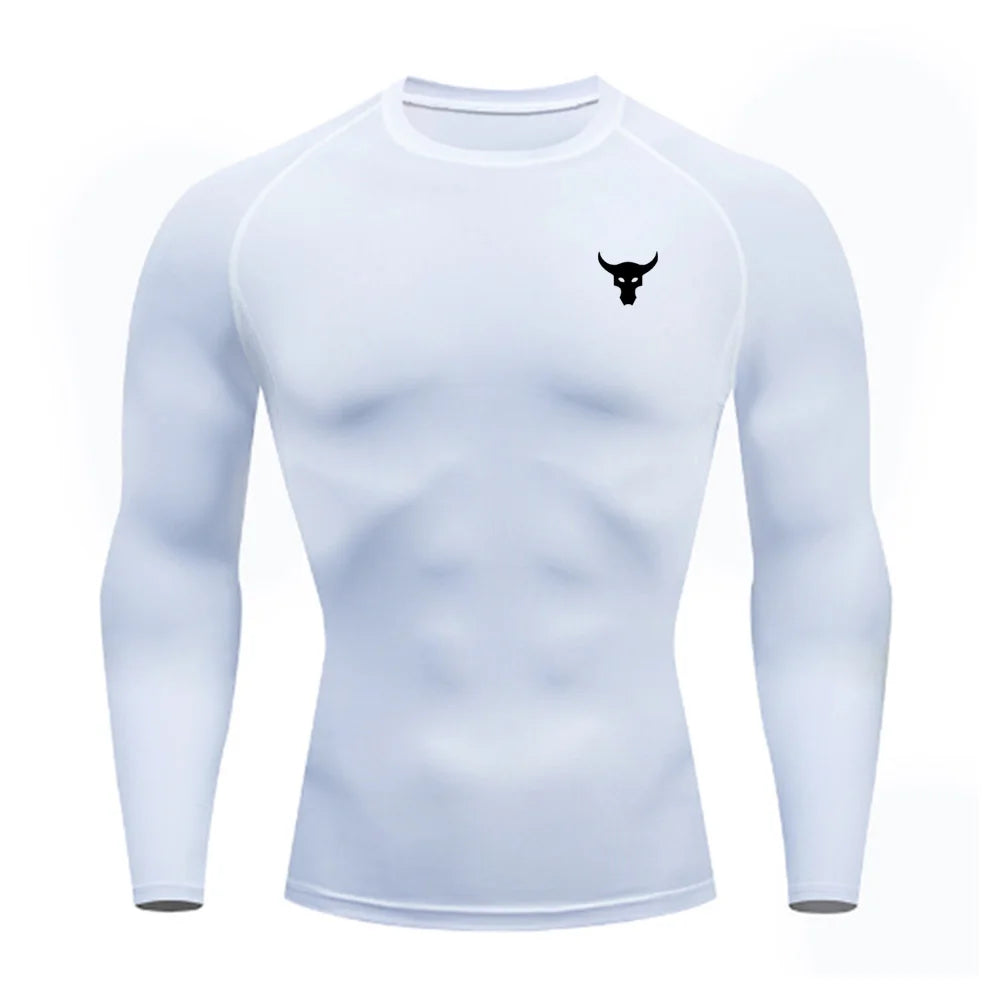 Men's and women's quick drying sportswear T-shirts long sleeved tight fitting clothes comfortable and breathable running clothes