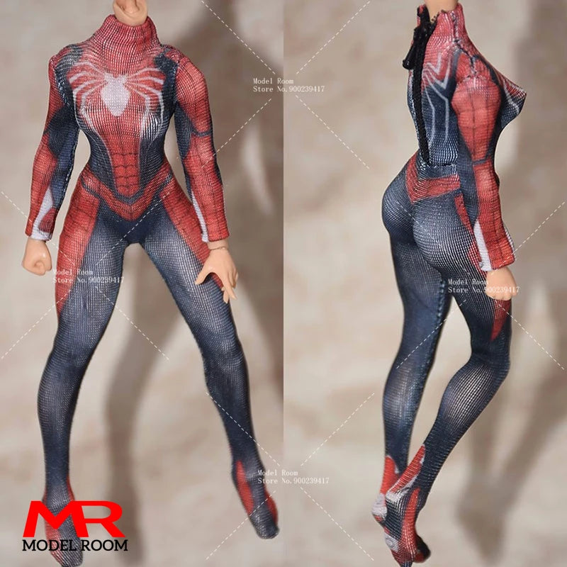 1/12 Scale Female Cosplay Combat Suit Bodysuit Jumpsuit Clothes Model Fit 6'' Romankey Soldier Action Figure Body Dolls