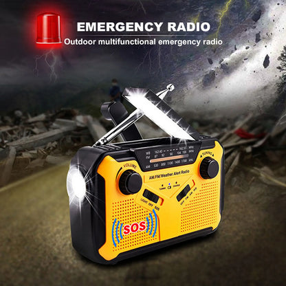 3000mAh Emergency Radio Solar Hand Crank