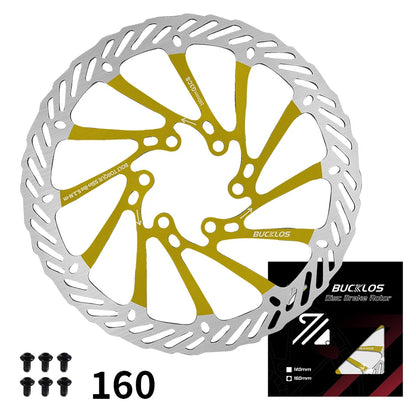 BUCKLOS Bike Disc Brake Rotor 140mm 160mm 180mm 203mm Bicycle Hydraulic Brakes Rotor Heat Dissipation Mtb Road Bike Rotors