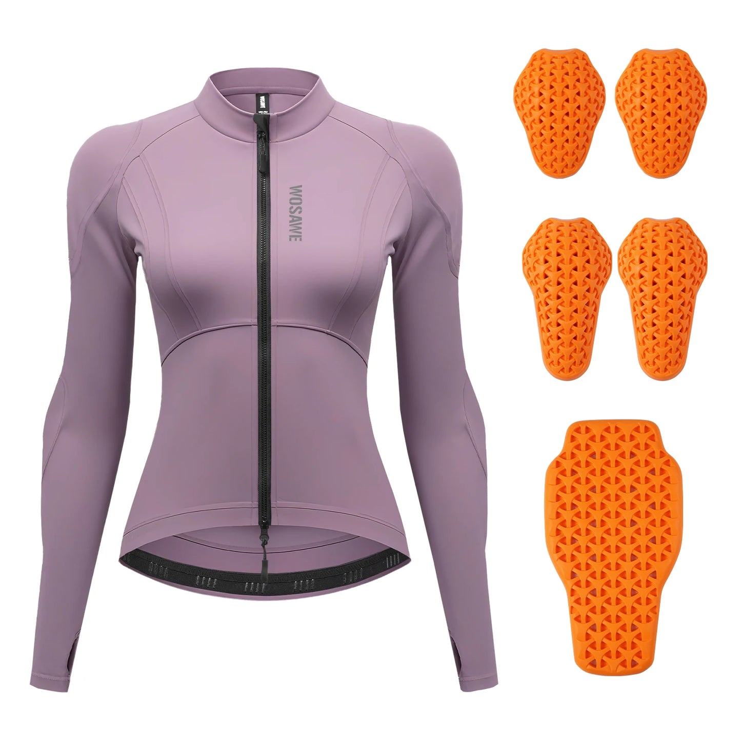 WOSAWE Motorcycle Women Motorcycle Jacket Summer Biker Street Riding Jacket Elastic Breathable Motorcyclist Clothing