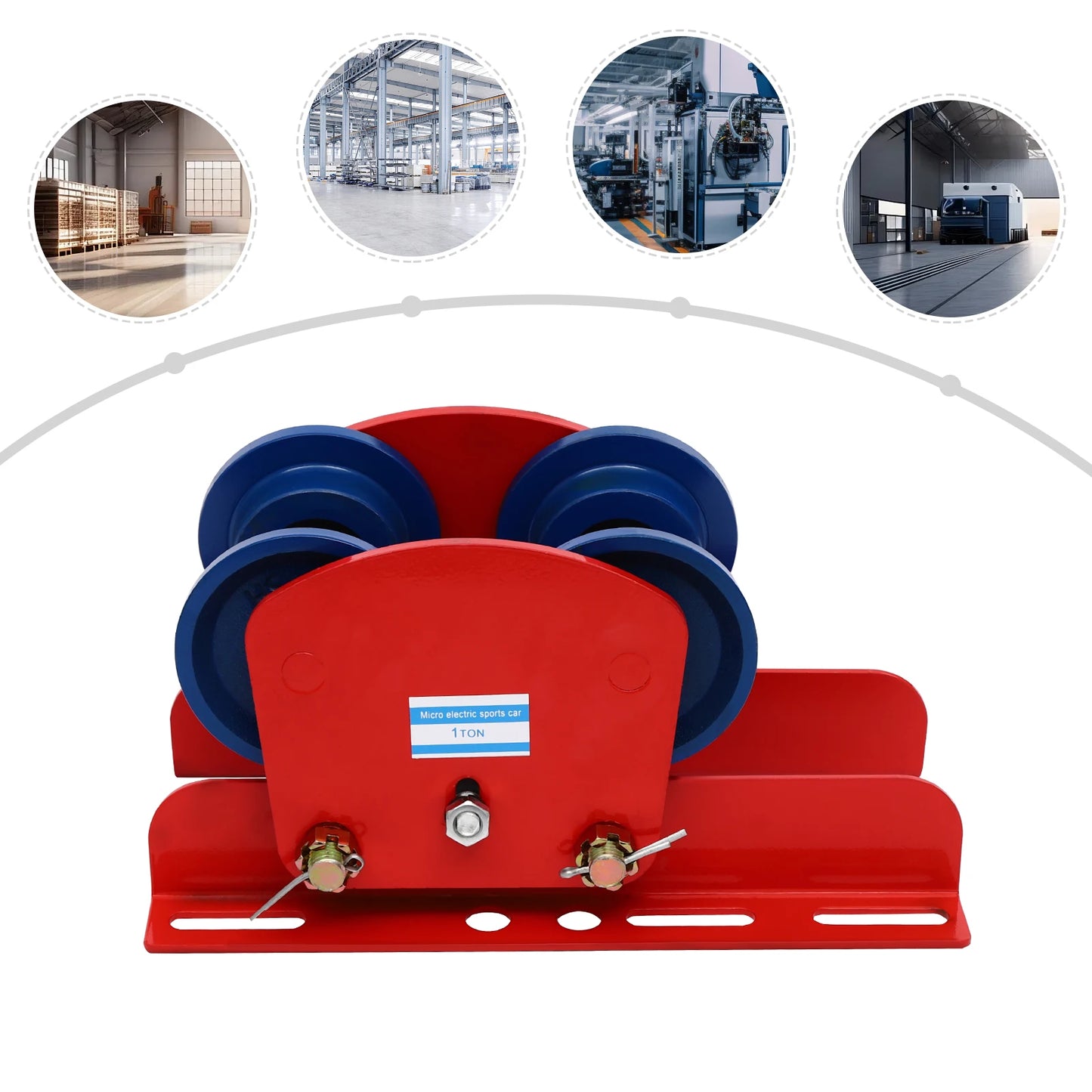 1T Beam Trolley Electric Hoist Manual Trolley with High Load Bearing Capacity for PA800 PA900 PA1000 Electric Hoists