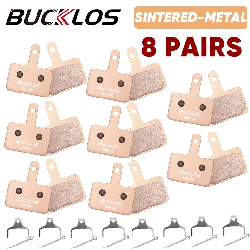 BUCKLOS Sintered-Metal MTB Brake Pads for B01S B05S Bicycle Hydraulic Disc Brake Pads Metallic Bike Brake Pad Mountain Bike Part