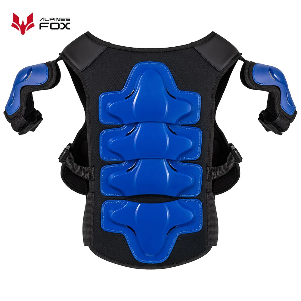 Boys Girls Full Body Skating Skiing Armor Child Kids Youth Motocross Downhill Vest Armor Jacket Chest Spine Knee Elbow Guard Pad