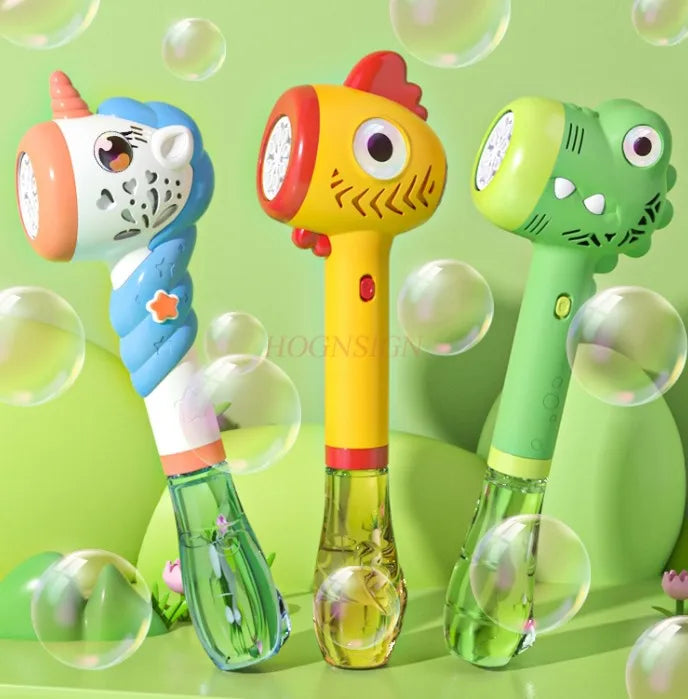 Children's Bubble Machine Girls Fully Automatic Handheld New Electric Boys' Toy Gun Supplement