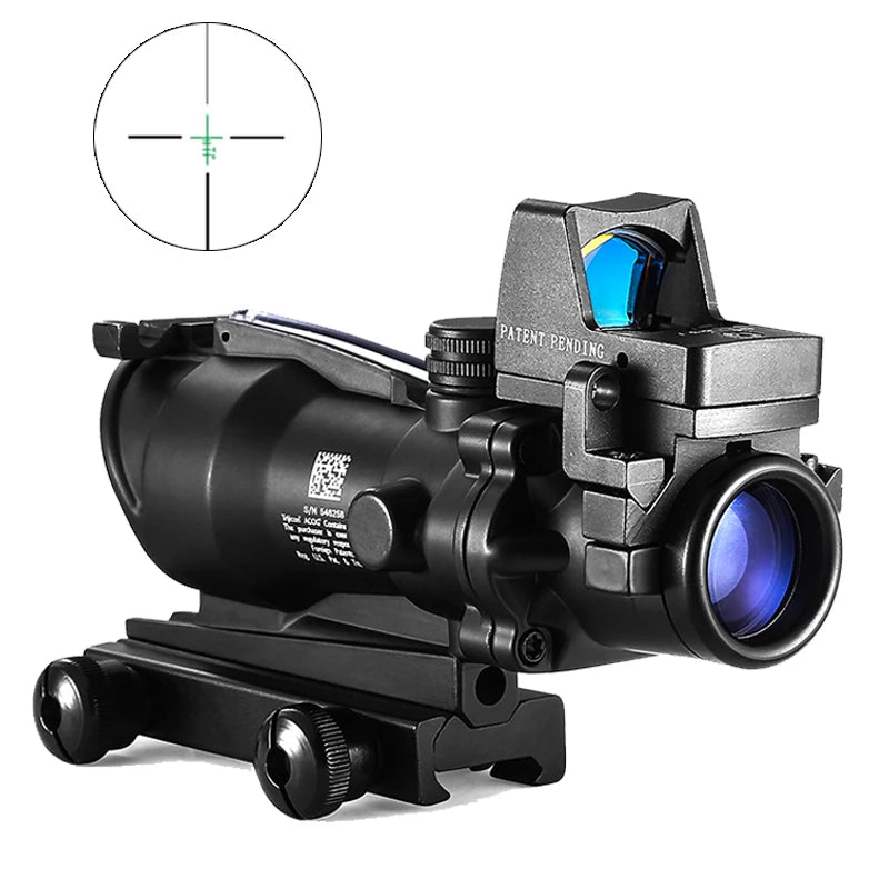 4x32 Red Dot 1x  4x Scope  Red Dot Tactical Scope