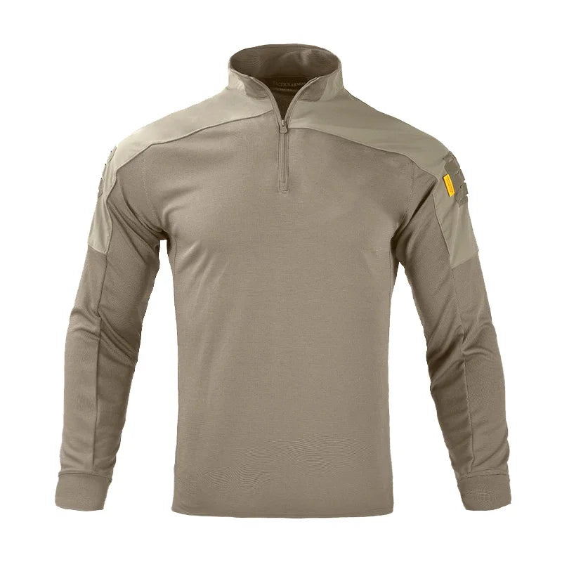Men's Quick Dry Clothing Airsoft Lightweight Shirt Tactical Shirt Long Sleeve Work Tops Outdoor Hunting Clothes Hiking Shirts