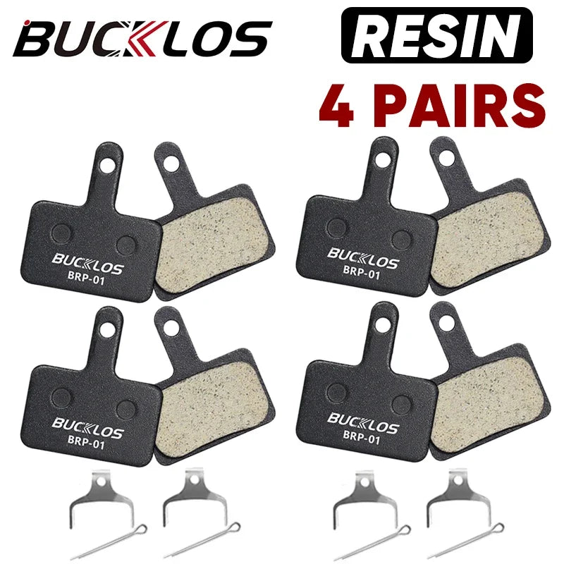 BUCKLOS Bike Brake Pad Resin Disc Pads For SHIMANO B01S Wear-resistant MTB Bicycle Hydraulic Brake Pad for B03S B05S Brake Parts
