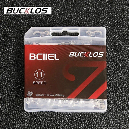 BUCKLOS Bicycle Chain 10v 11v 11EL 11SL Chain 8s 9s 10s 11s 12s Speed Bike Current 116/126 Links High Quality Chain for SHIMANO