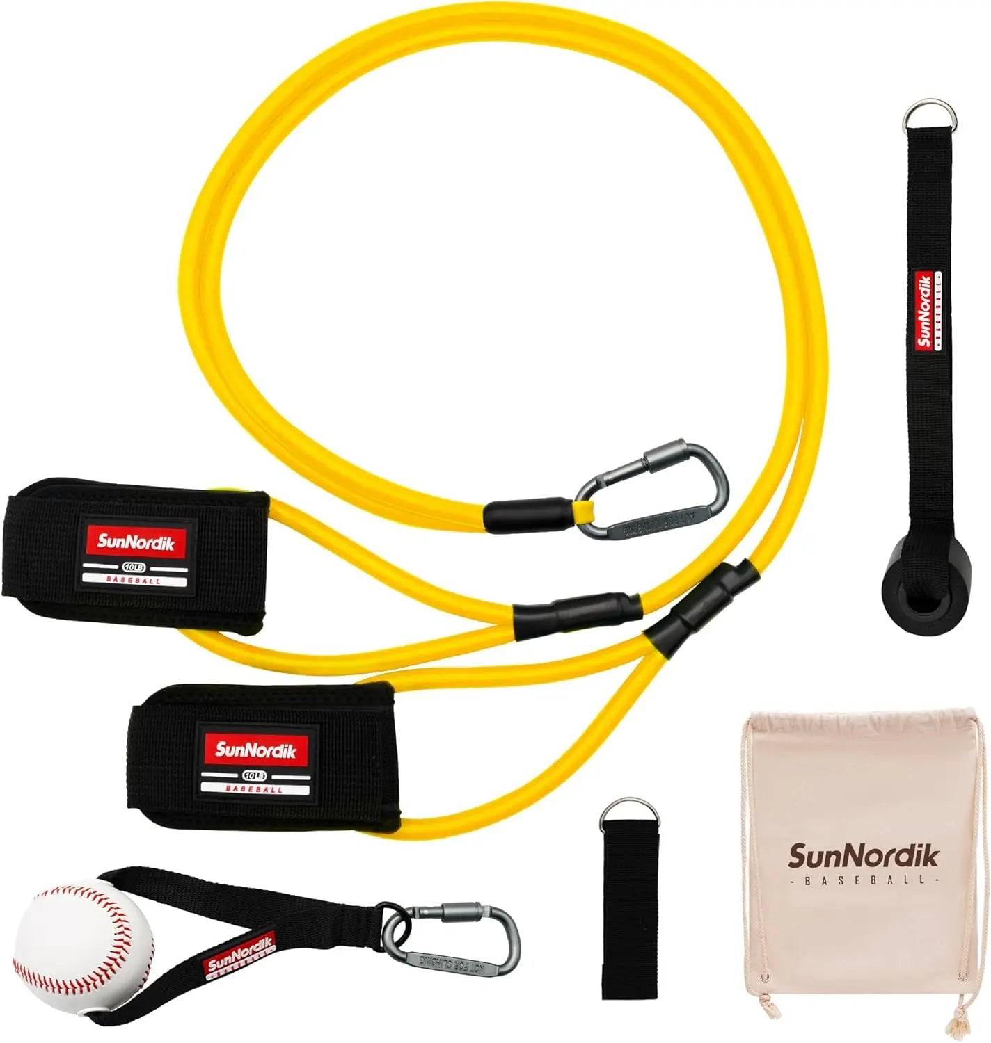 Baseball & Softball Resistance Bands for Pitching Training, Arm Strength Improvement Equipment for All Skill Levels
