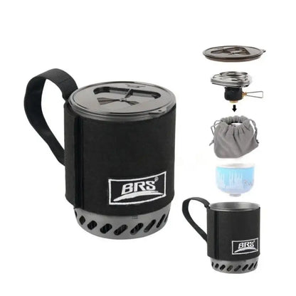 Pot Stove With Heat Exchanger Portable Gas Stove