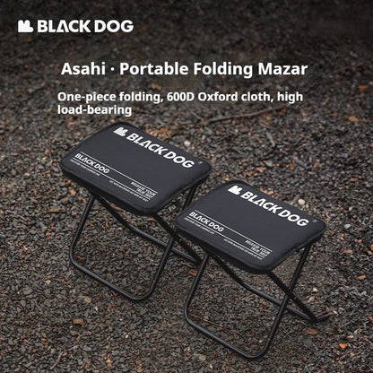 Naturehike BLACKDOG Camping Stool Aluminum Alloy Ultralight Foldable Seat Stool Portable Outdoor Backpacking Chair Fishing Stool
