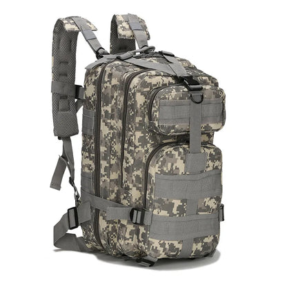 30L Trekking Tactical Bag Outdoor Sports Mountaineering Bag Oxford Waterproof Camouflage 3p Backpack for Camping Traveling