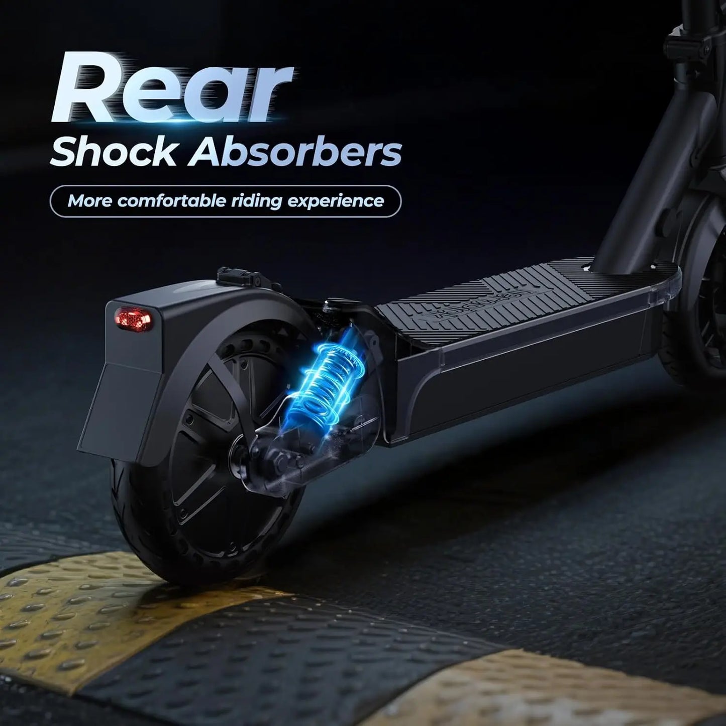 Electric Scooter Foldable E-Scooter 500W 20mph 8.5 Inch Anti-Slip Tire 20 Miles Long Range Dual Suspension for Adults Commuting
