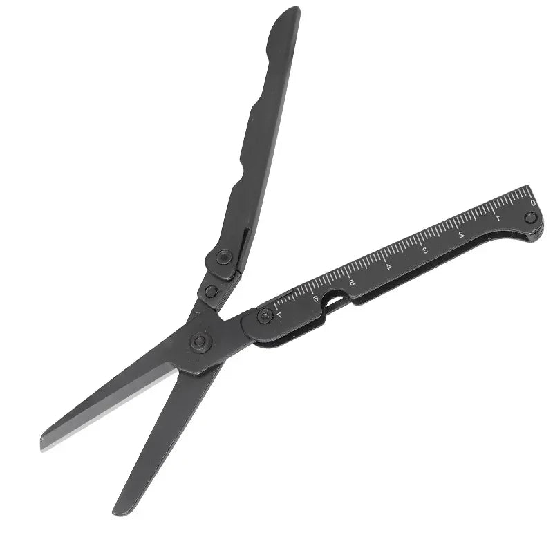 Outdoor Mini Multi-functional Scissors Portable Folding Knife Small Tool Folding Stainless Steel Scissors Camping Sacoche Homme
