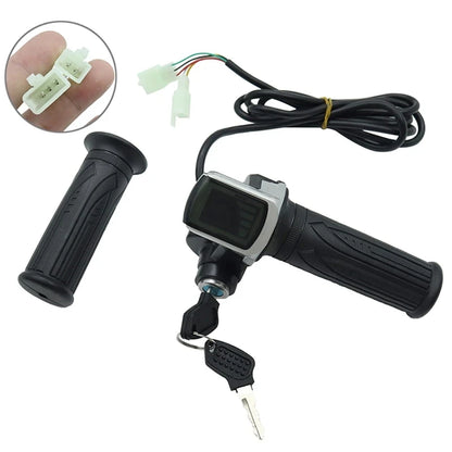 36V 48V1000W Smart Brushless Controller With Key Power Speed Rotary Throttle For Electric Scooter Bike Accessories