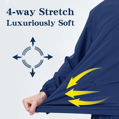 Quick-Dry Hospital Working Clothes Breathable Doctor Nurse Uniforms Women's Orthopaedic Surgeon Stretch Medical Scrub Set S02