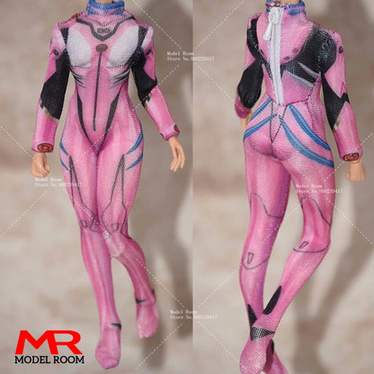 1/12 Scale Female Cosplay Combat Suit Bodysuit Jumpsuit Clothes Model Fit 6'' Romankey Soldier Action Figure Body Dolls