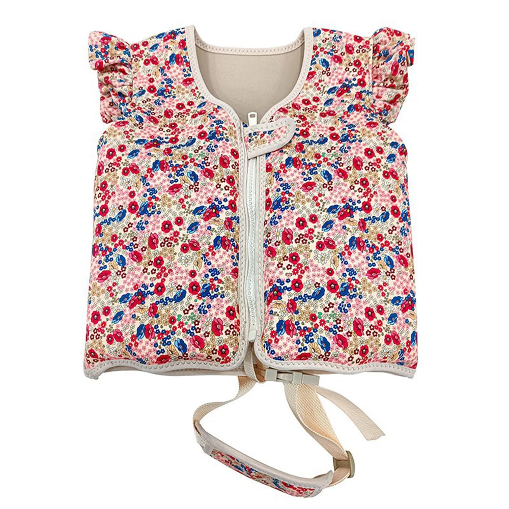 SWROW 1-6 Years Children Swim Safety Assisted Buoyancy Vest Toddler Swimming Training Kayak Beach Watersports Swimwear