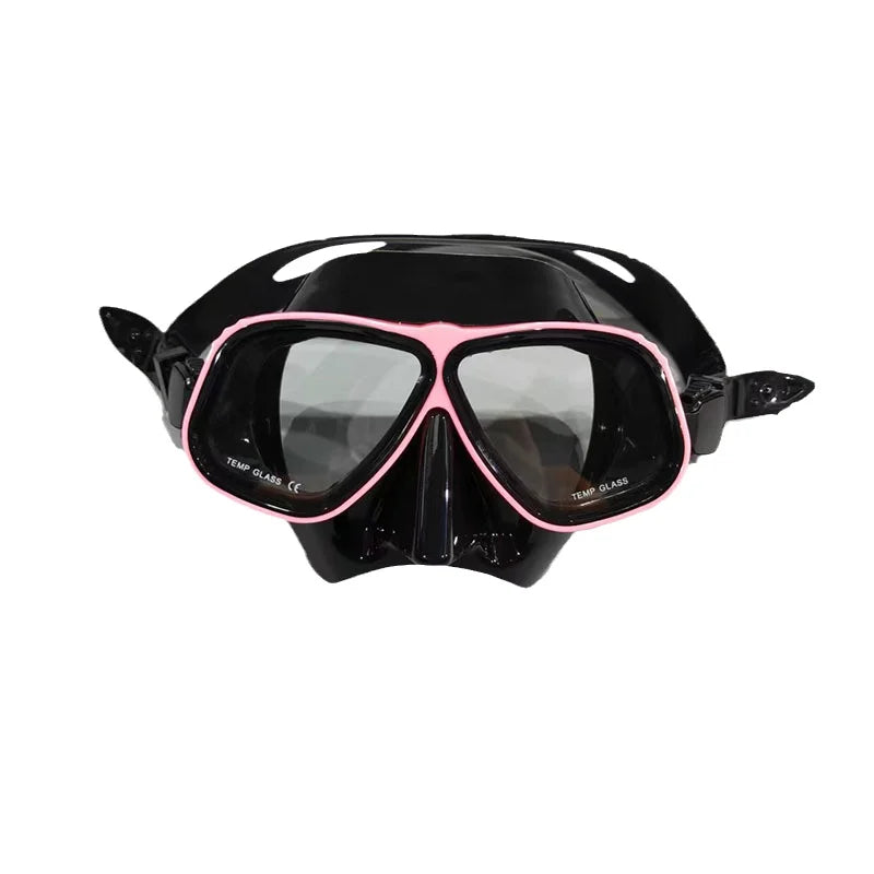 Diving mask Plastic-alloy frame scuba equipment snorkeling goggles Tempered glass