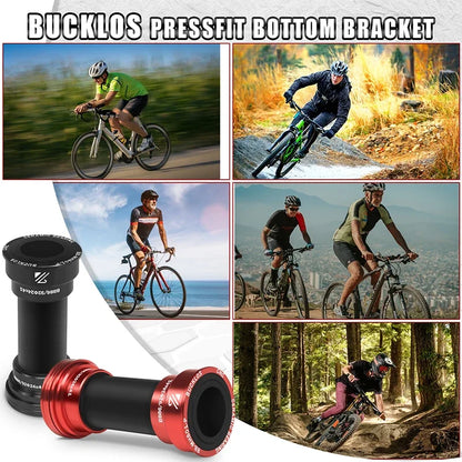 BUCKLOS BB86/92 Bike Bottom Bracket Pressfit Road Mountain Bike Bottom Bracket 24mm Bicycle Sealed Bearing BB Bicycle Parts