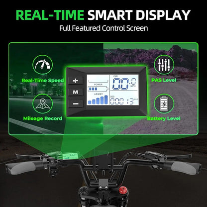 6000W Electric Dirt Bike Max 50 MPH & 50 Miles Long Range Ebike 24.5" Motorcycle Tires 1500Wh Removable Battery E Bike