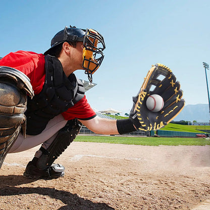 Baseball Glove Soft Training Mitt Leather Softball Glove for Youth Adults Practice Outfield