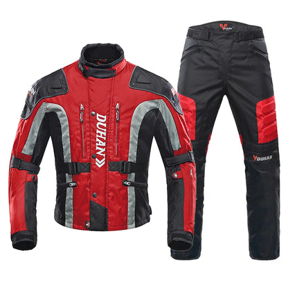DUHAN Motorcycle Jackets Men Riding Motocross Enduro Racing Jacket Moto Jacket Windproof Coldproof Motorbike Clothing Protection