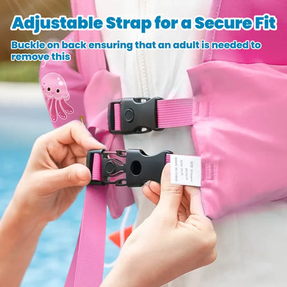 Kids Life Vest Children's Swimming Arm Float Whistle Child Lifejacket Swimsuit Foam Safety Swimming Pool Accessories for kayak
