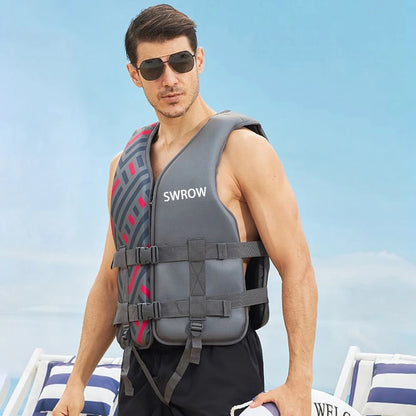 Outdoor Rafting Neoprene Life Jacket for Children and Adult Swimming Snorkeling Wear Fishing Kayaking Boatin Suit