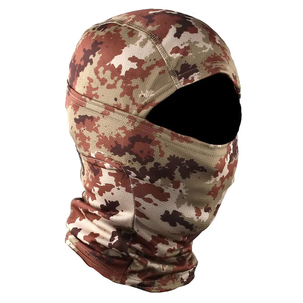 Tactical Fishing Balaclava Hood Full Face Mask Scarf Neck Gaiter Bandana Headwear Cover For Men Women Sports